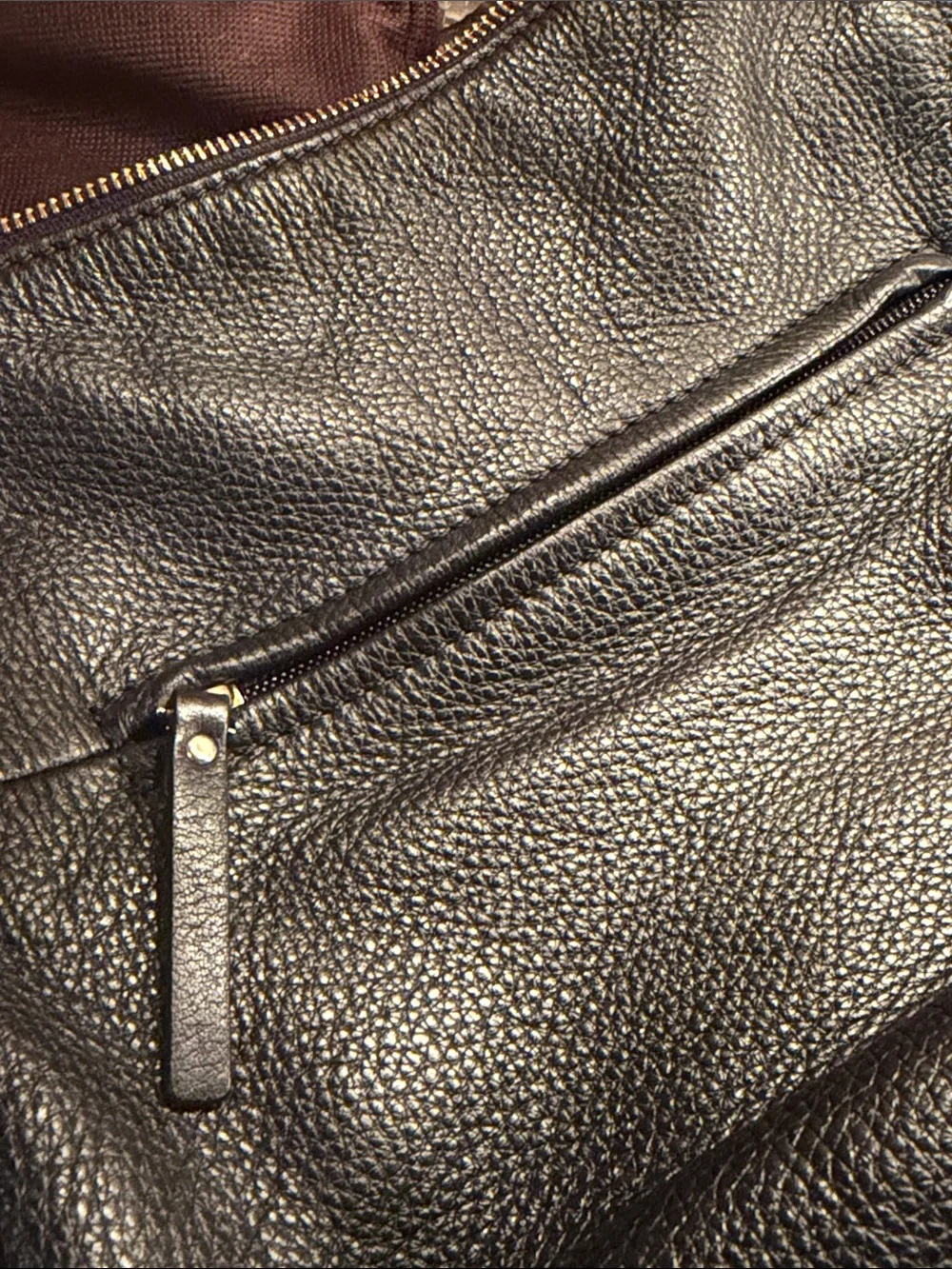 KATE SPADE Black Pebbled Leather Messenger Crossbody